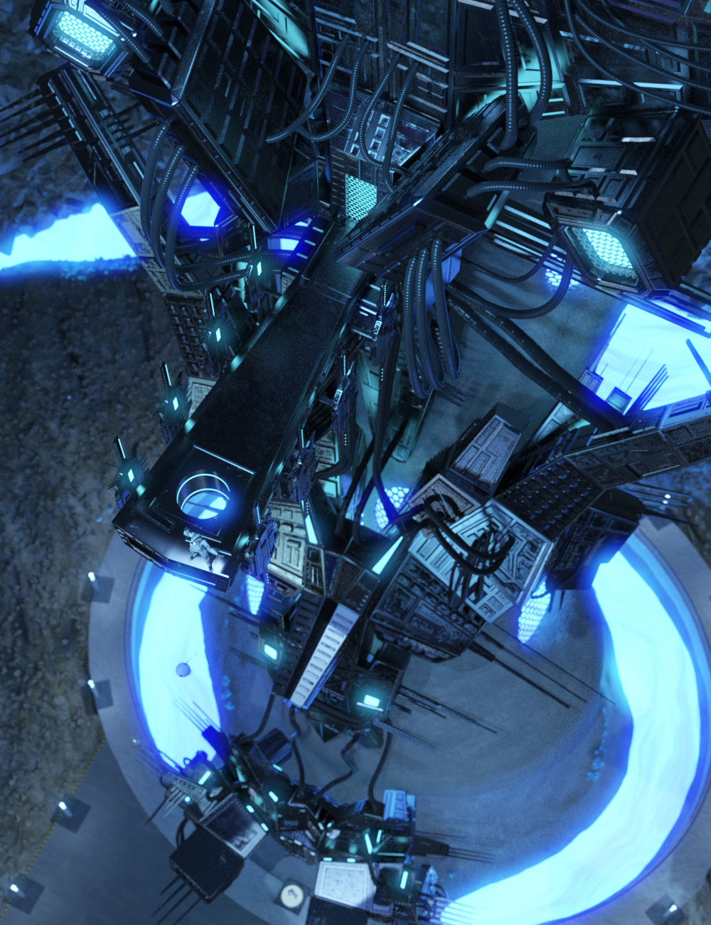 SC20 Cave 01. with Alien Artifact SC20 Cave 01. with Alien Artifact by: FToRi, 3D Models by Daz 3D