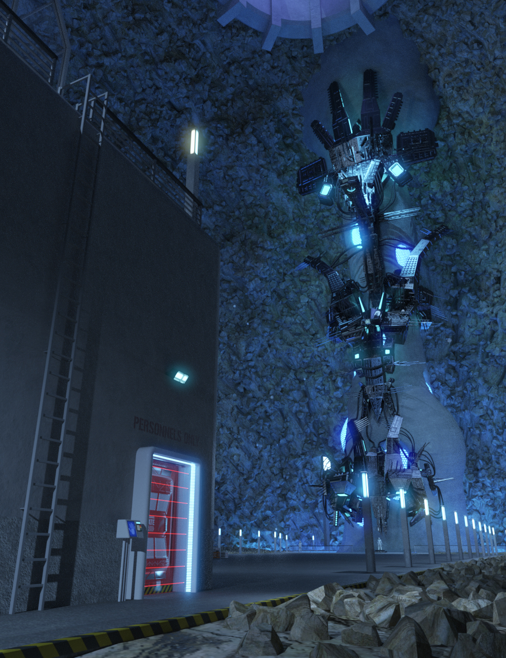 SC20 Cave 01. with Alien Artifact SC20 Cave 01. with Alien Artifact by: FToRi, 3D Models by Daz 3D