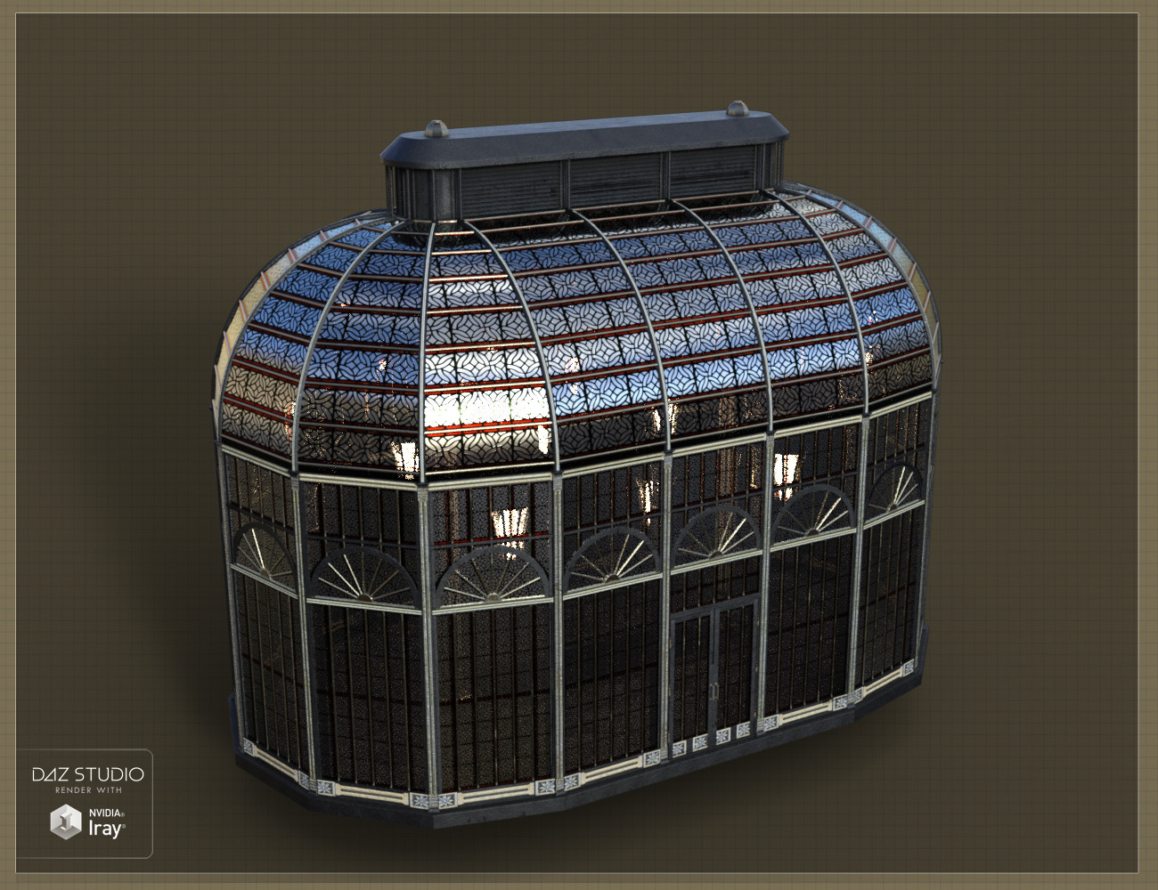 Victorian Iron Conservatory Victorian Iron Conservatory by: David BrinnenForbiddenWhispers, 3D Models by Daz 3D