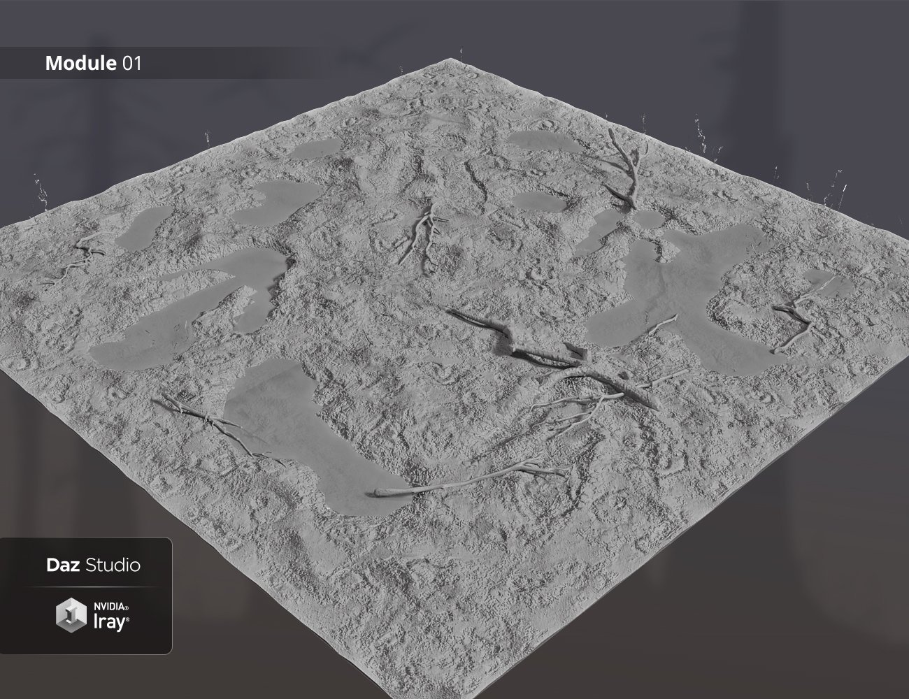 Prehistoric Floodplain Modules by: Herschel Hoffmeyer, 3D Models by Daz 3D