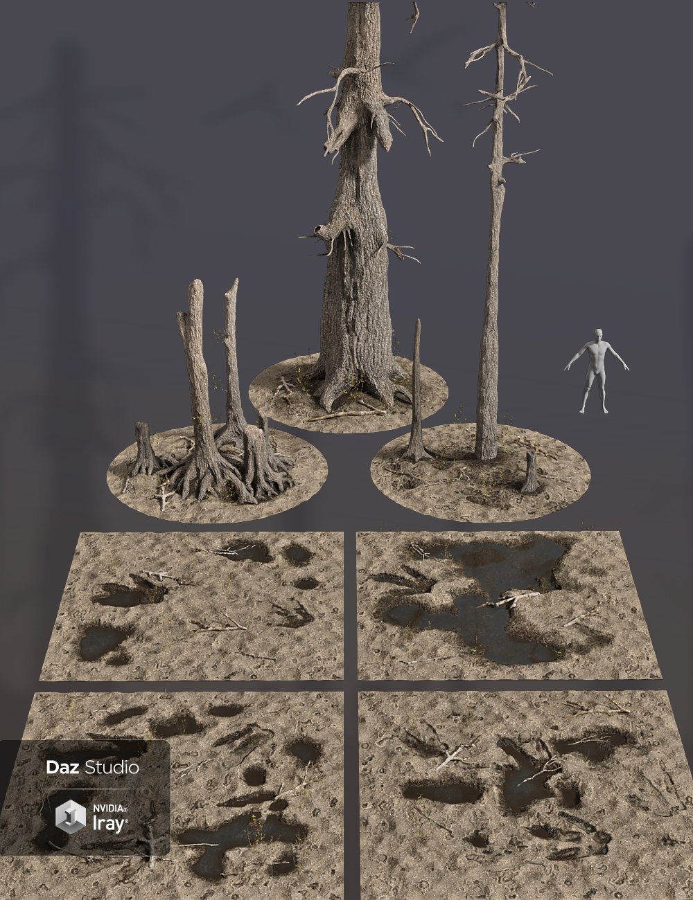 Prehistoric Floodplain Modules by: Herschel Hoffmeyer, 3D Models by Daz 3D