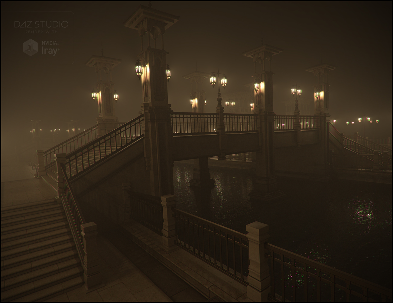 Bridge of Cheirocrates Iray Addon by: Jack Tomalin, 3D Models by Daz 3D
