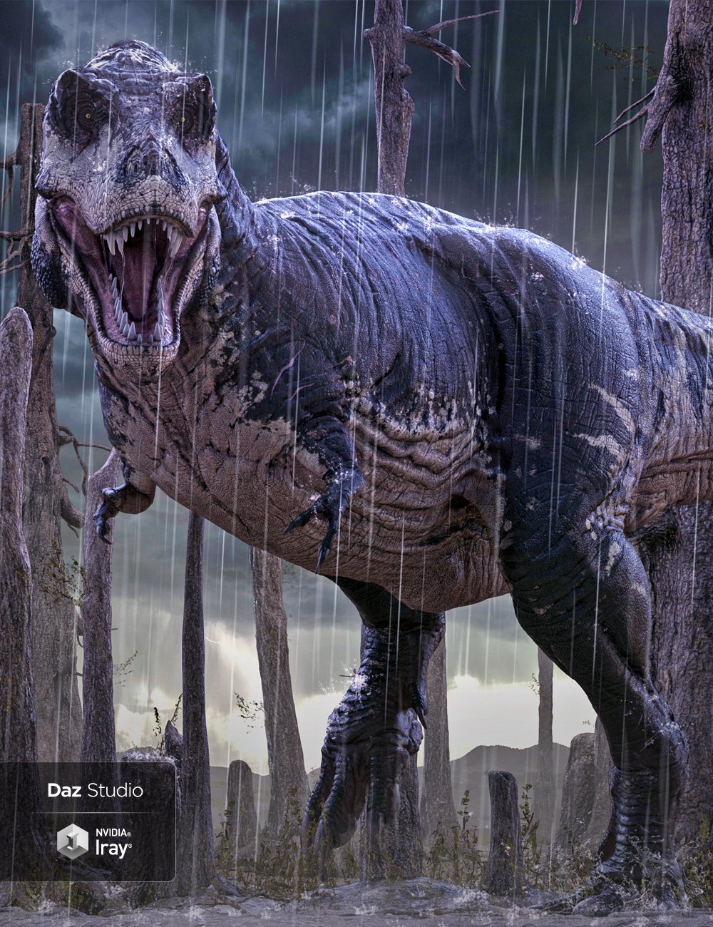 Tyrannosaurus Rex 3 Expansion by: Herschel Hoffmeyer, 3D Models by Daz 3D