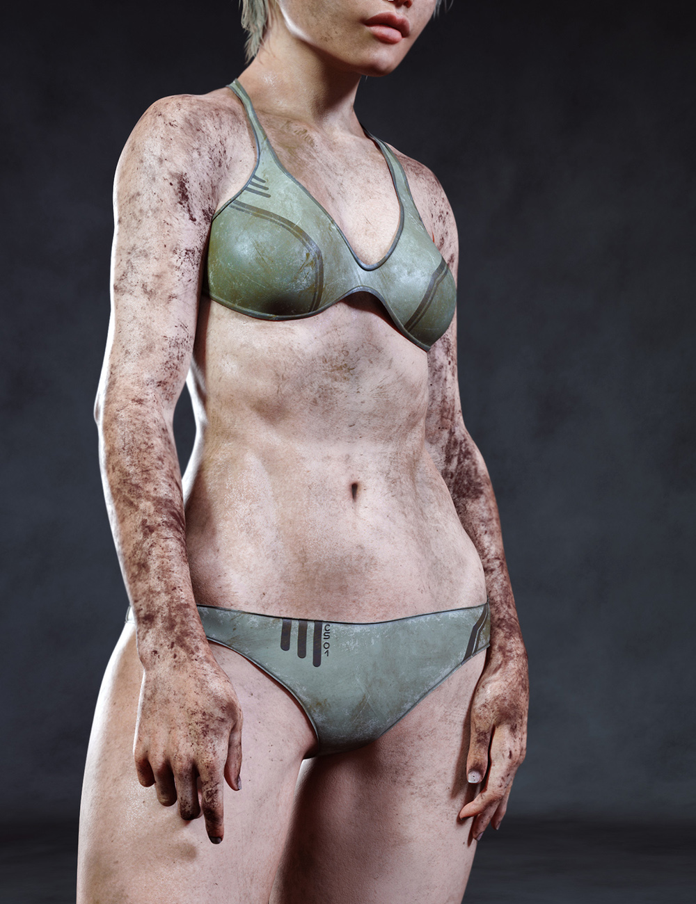 Skin Effects: Dirt for Genesis 3 and 8 Female(s) by: Aeon Soul, 3D Models by Daz 3D