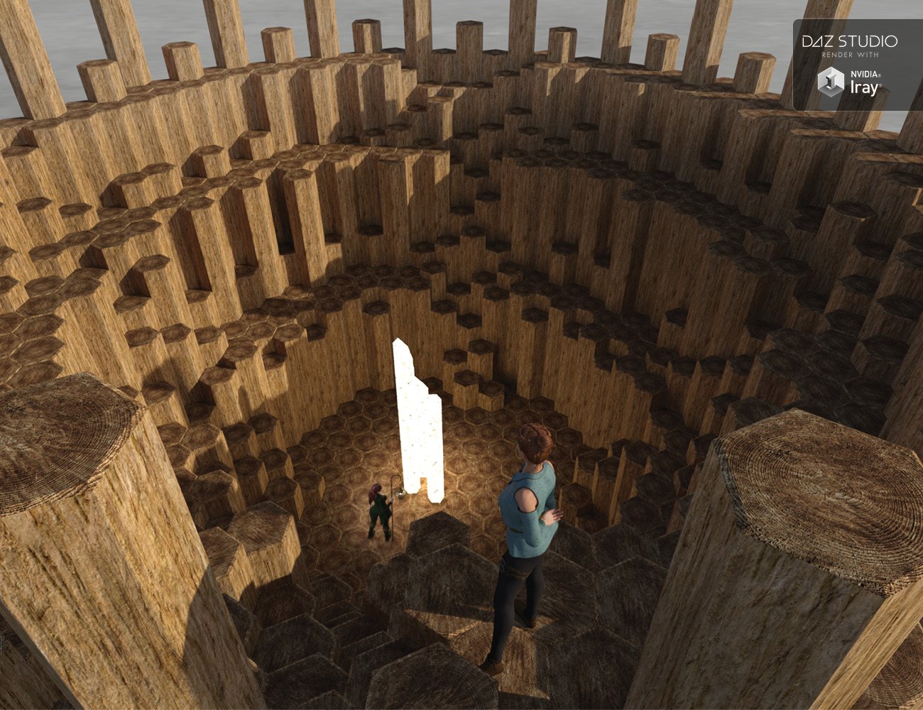 Crystal Matrix: Modular Architecture Crystal Matrix: Modular Architecture by: Marshian, 3D Models by Daz 3D
