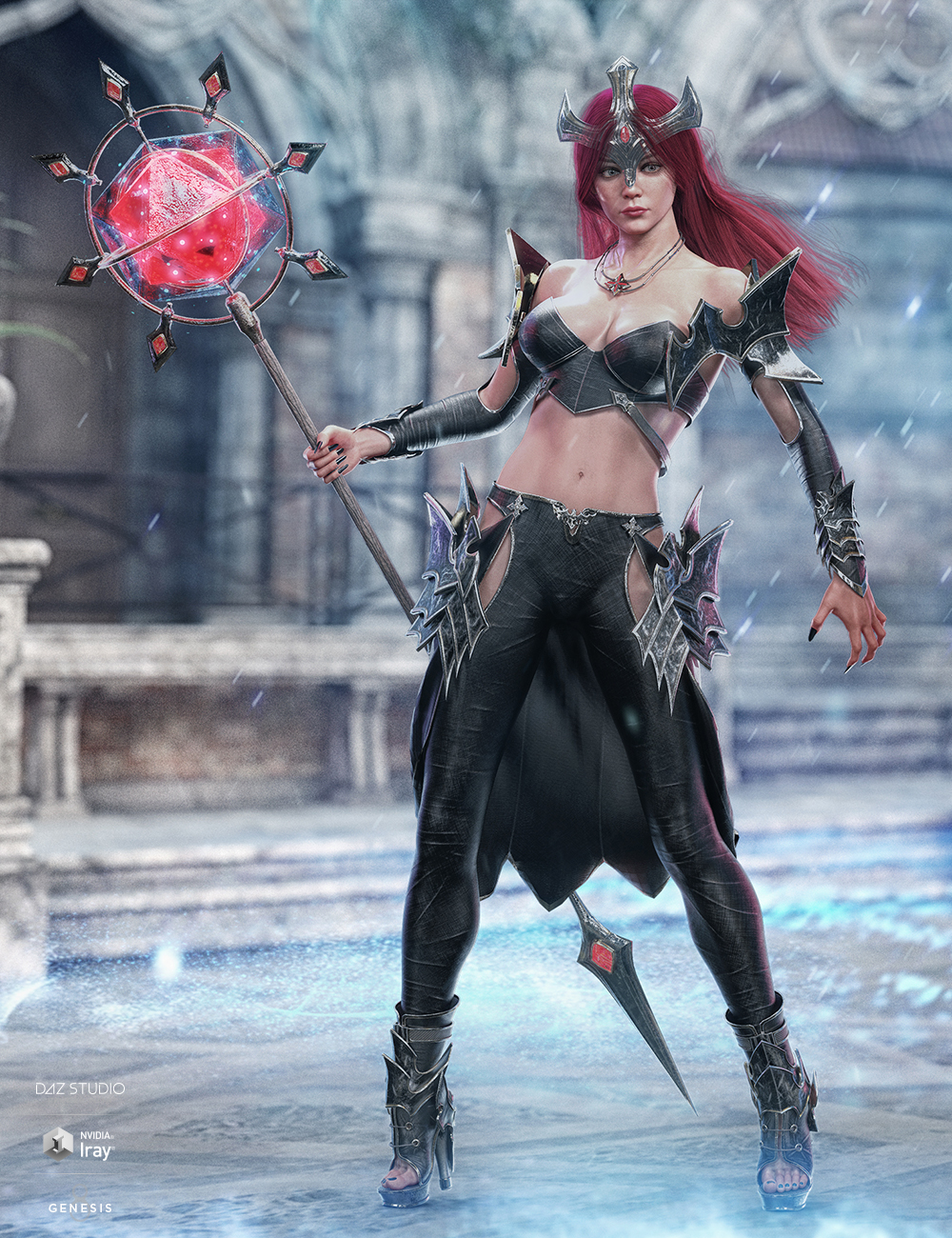 dForce Knight Priestess Outfit and Weapons for Genesis 8 Female(s) dForce Knight Priestess Outfit and Weapons for Genesis 8 Female(s) by: HM, 3D Models by Daz 3D
