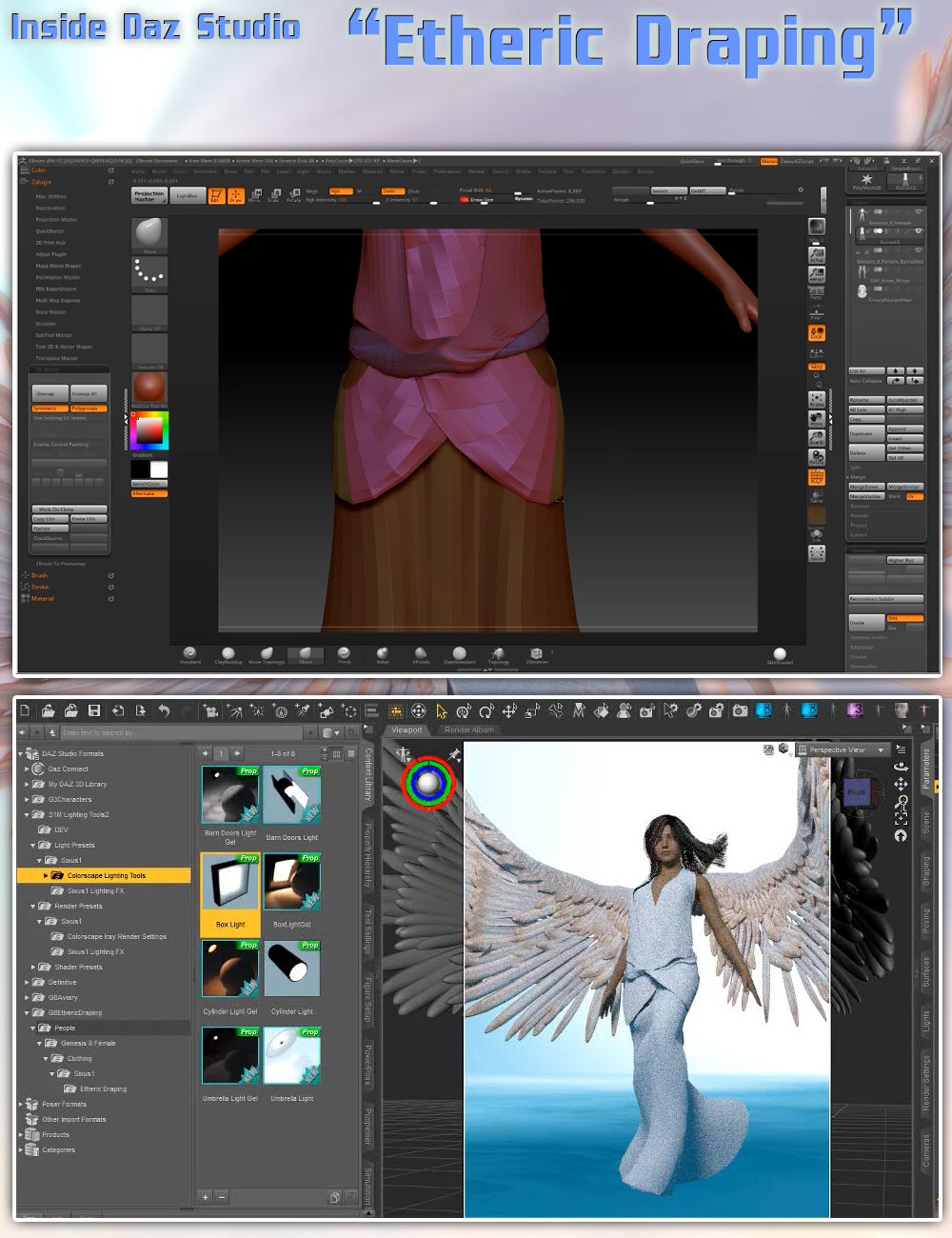 Etheric Draping with dForce Etheric Draping with dForce by: GreybroSixus1 Media, 3D Models by Daz 3D
