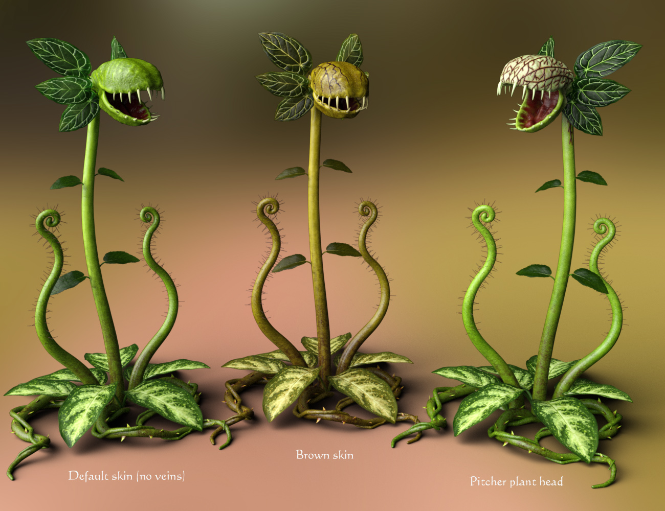 Snap Dragon by: Wicked Creations, 3D Models by Daz 3D