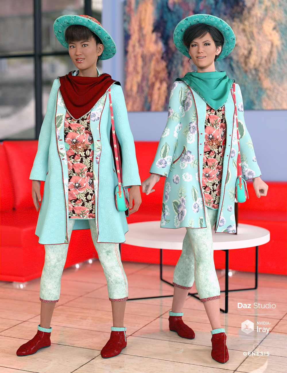 Summer Accents Summer Accents by: Dark-Elf, 3D Models by Daz 3D