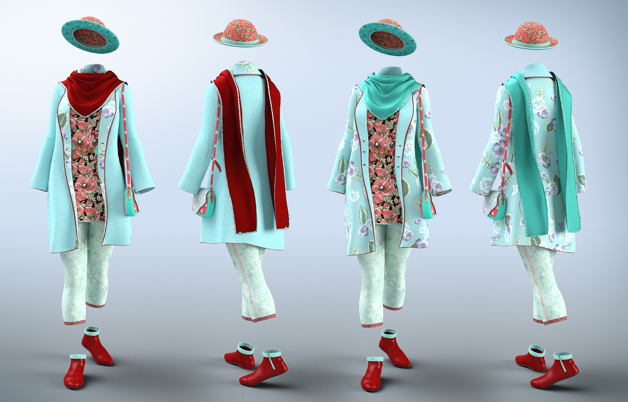 Summer Accents Summer Accents by: Dark-Elf, 3D Models by Daz 3D