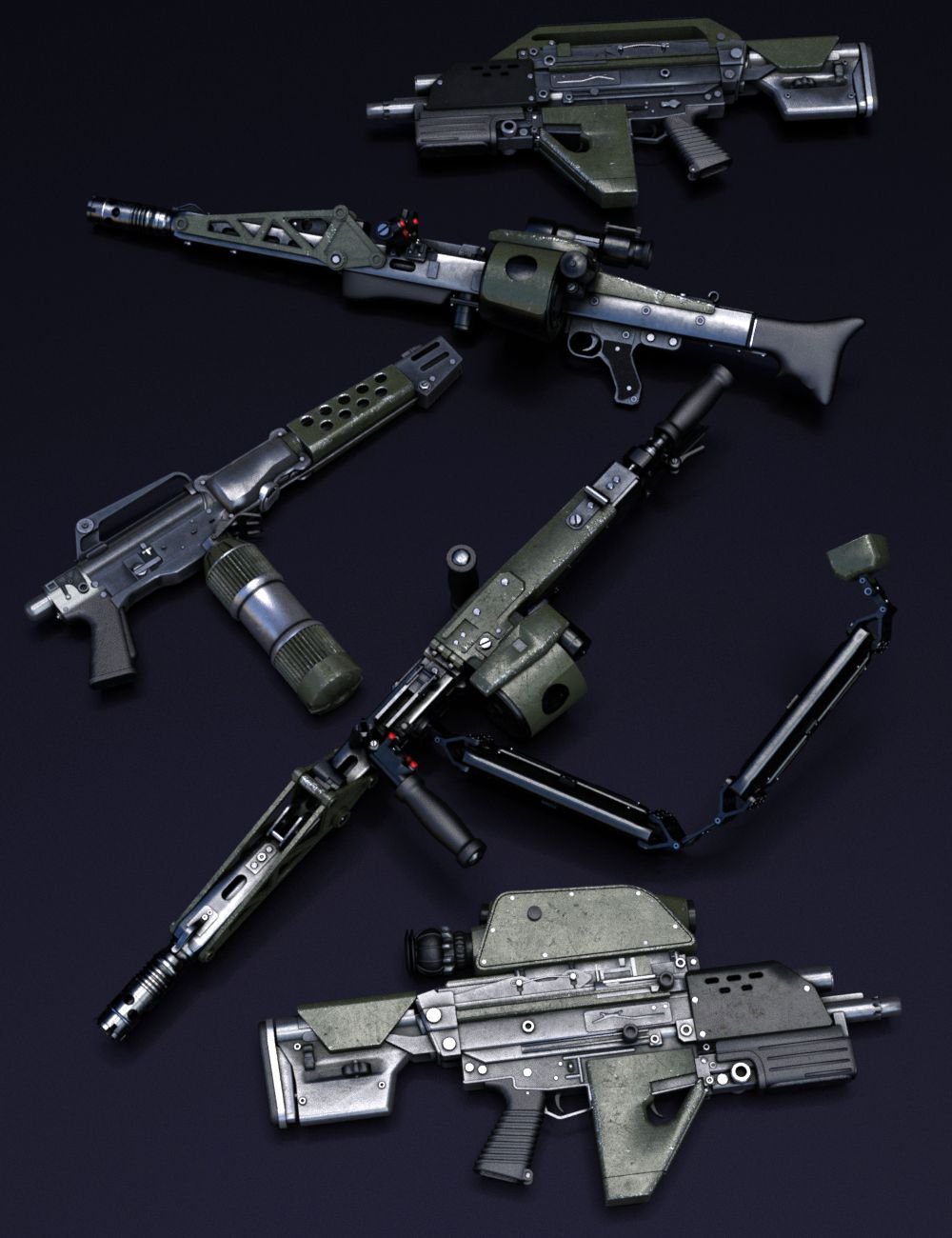 UCMC Weapons | Daz 3D