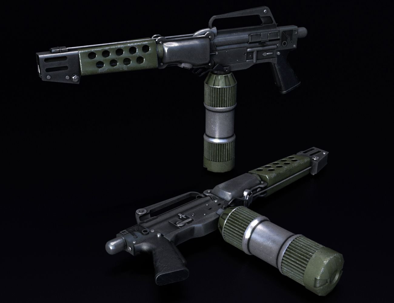 UCMC Weapons by: DzFire, 3D Models by Daz 3D
