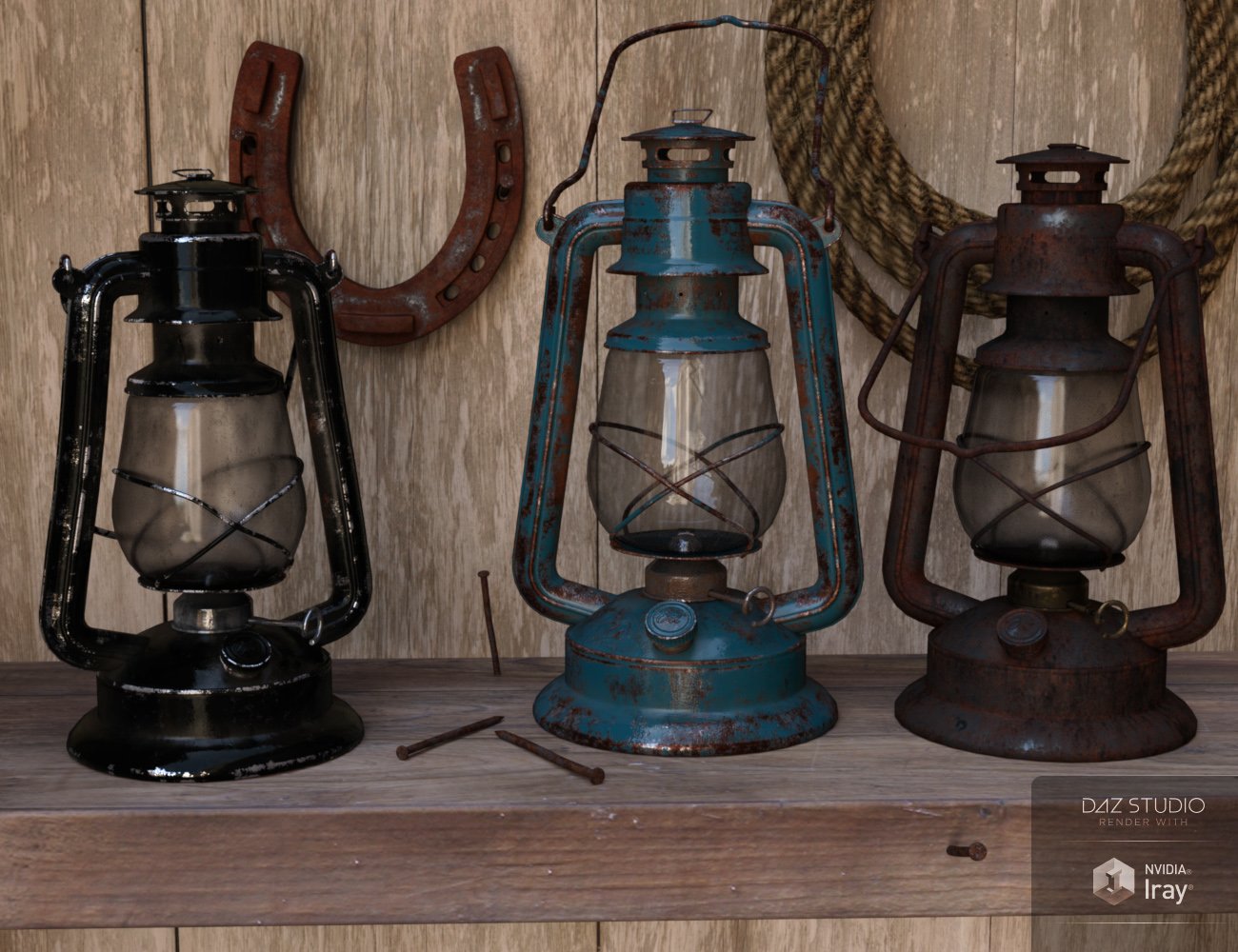 Classic Oil Lamp Classic Oil Lamp by: Wicked Creations, 3D Models by Daz 3D