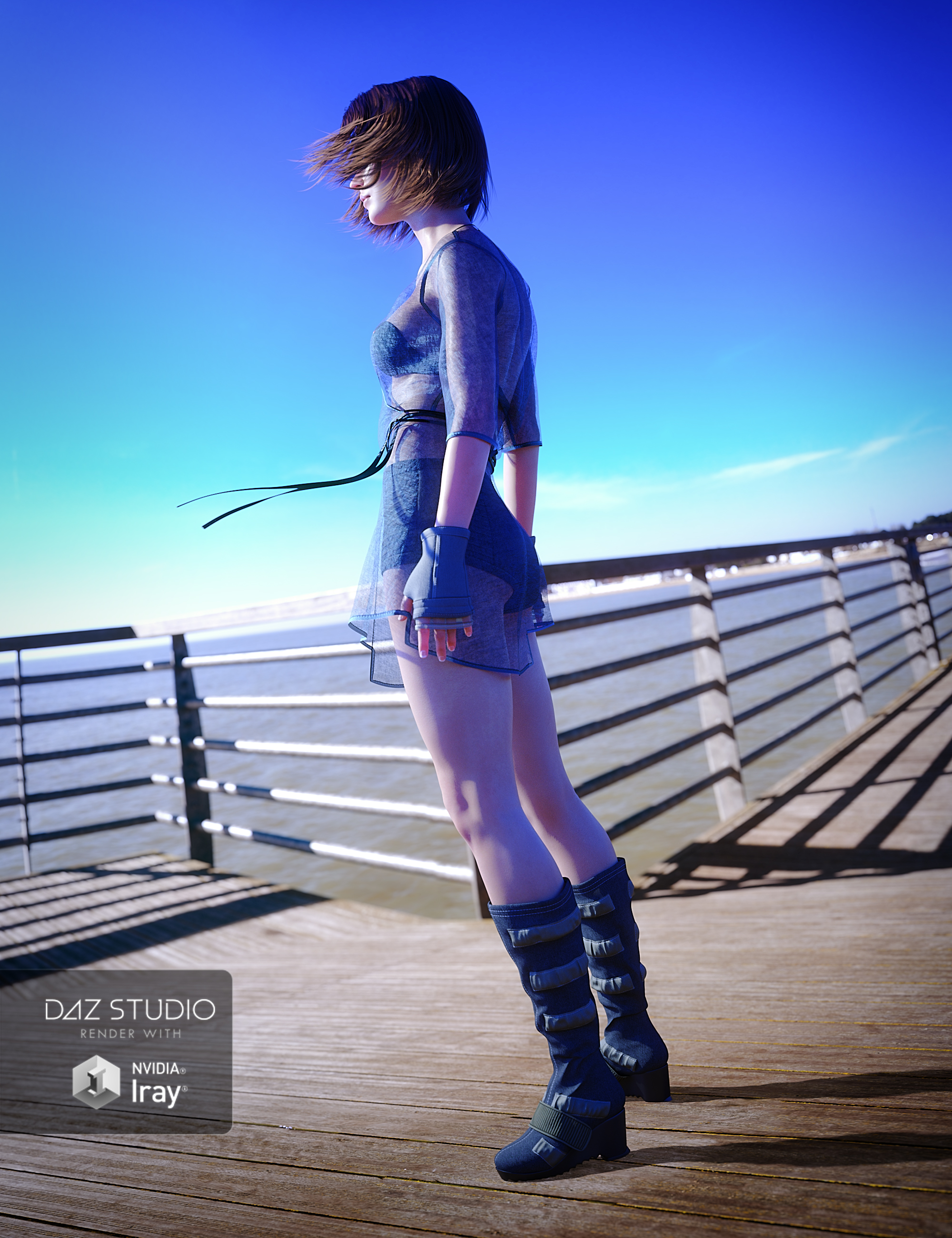 UltraHD Iray HDRI With DOF - The Pier by: Cake OneBob Callawah, 3D Models by Daz 3D
