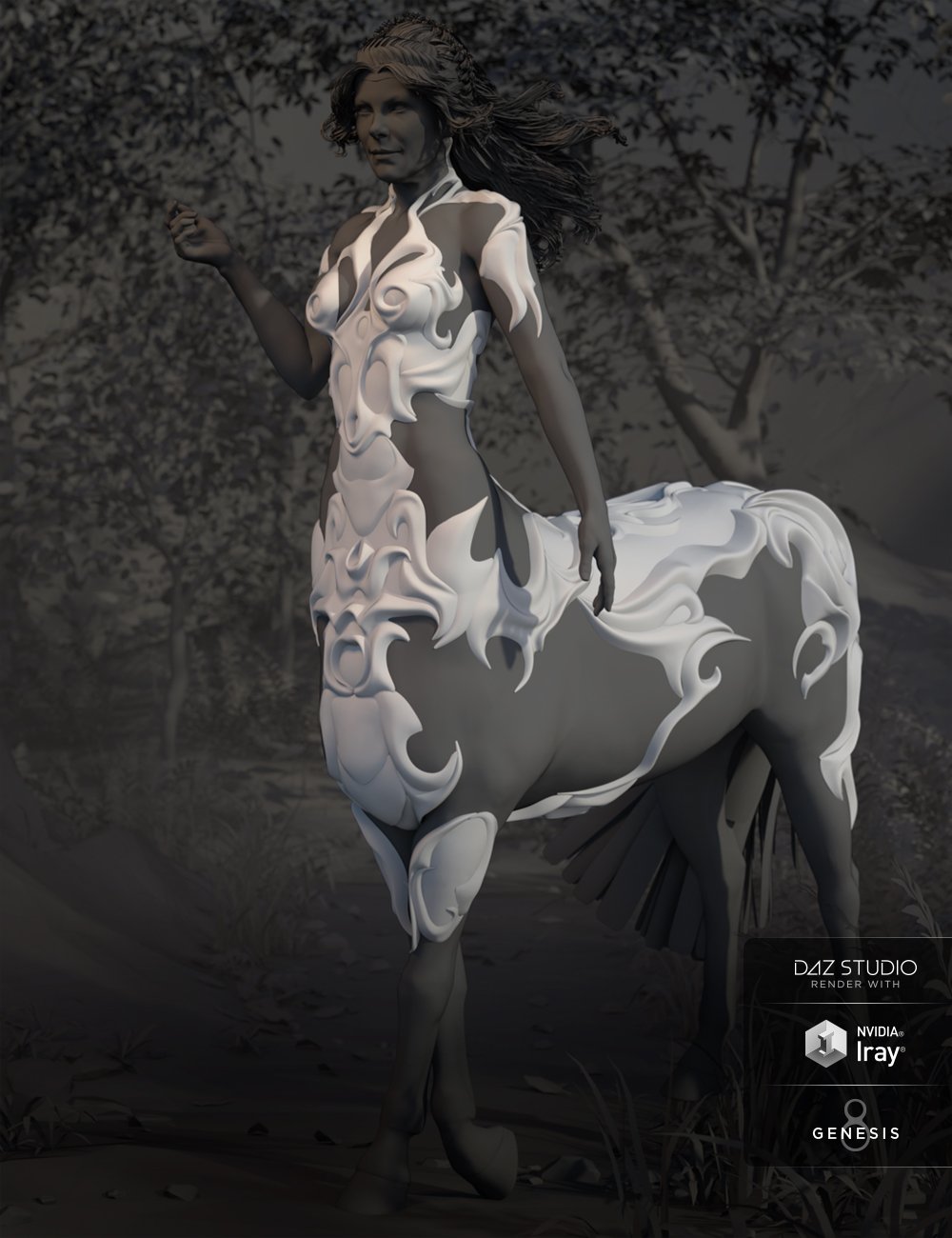 Forest Queen for Centaur Female 8 by: Moonscape GraphicsNikisatezSade, 3D Models by Daz 3D