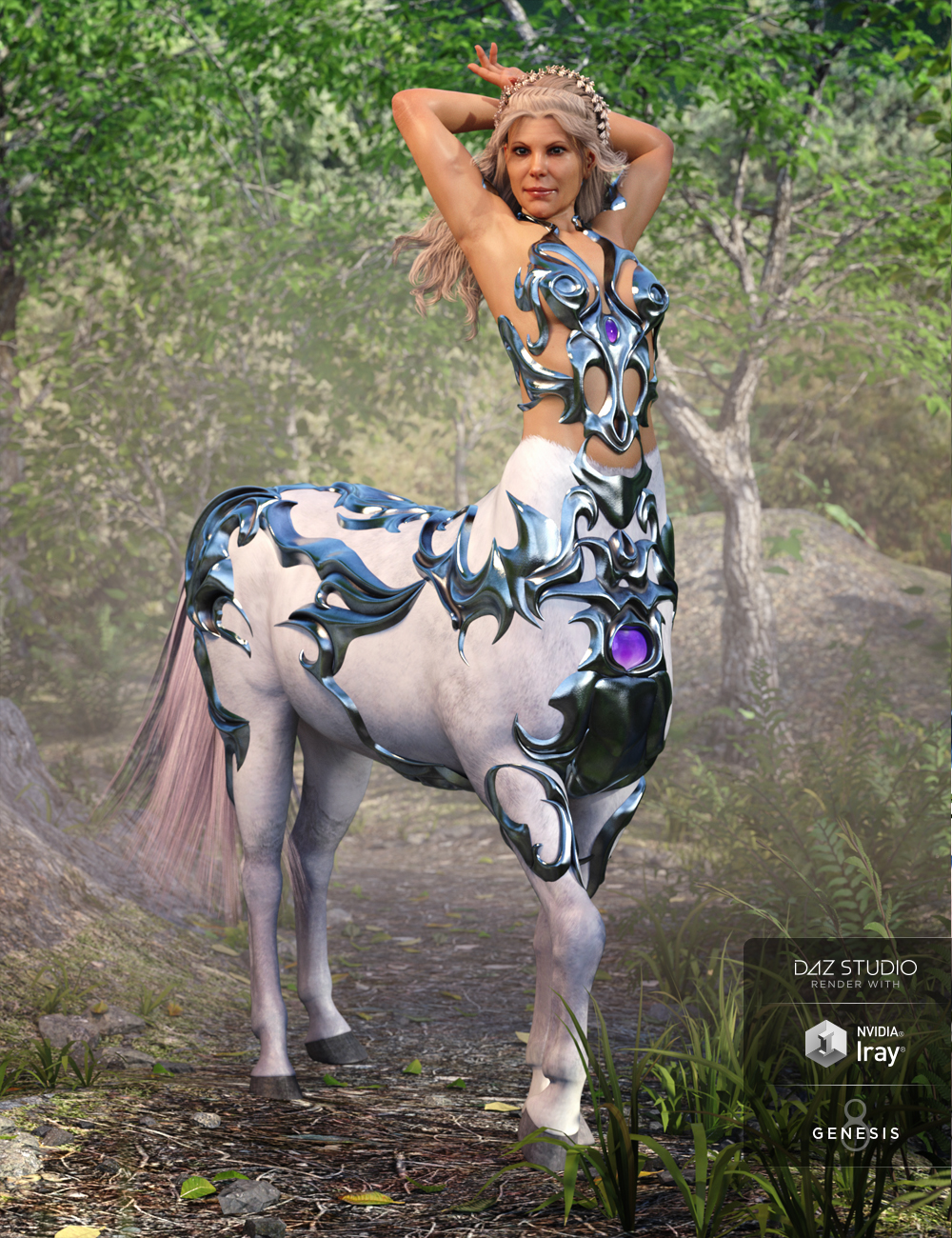 Forest Queen for Centaur Female 8 by: Moonscape GraphicsNikisatezSade, 3D Models by Daz 3D