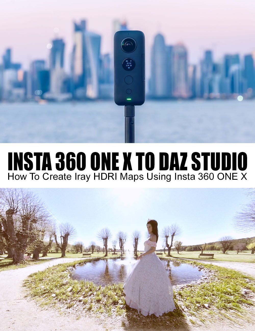 How To Create Iray HDRI Maps Using Insta 360 One X by: Dreamlight, 3D Models by Daz 3D