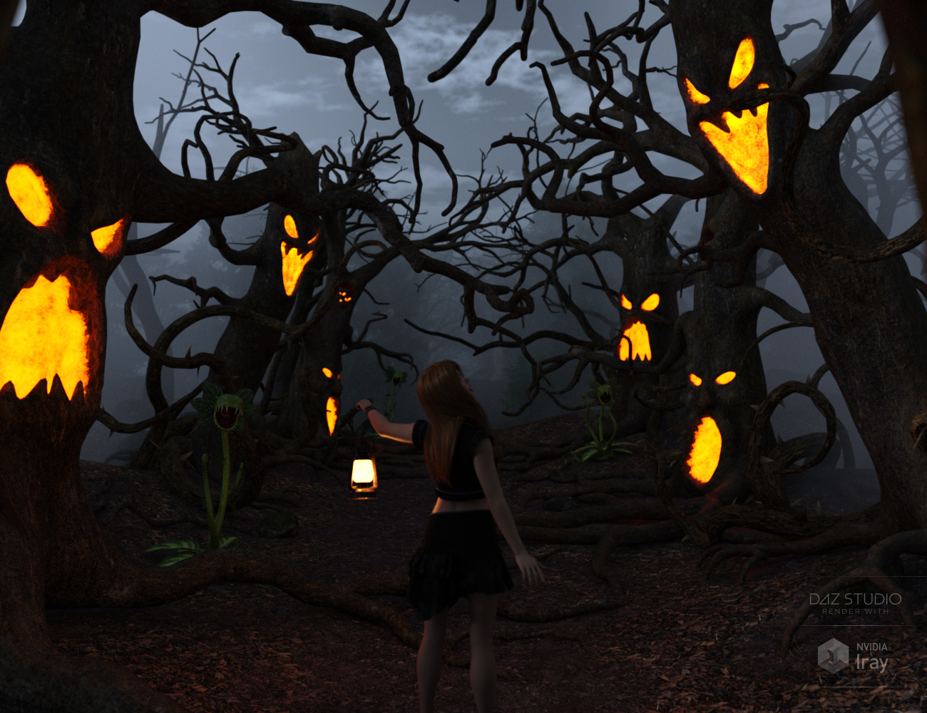 The Forbidden Forest by: Wicked Creations, 3D Models by Daz 3D