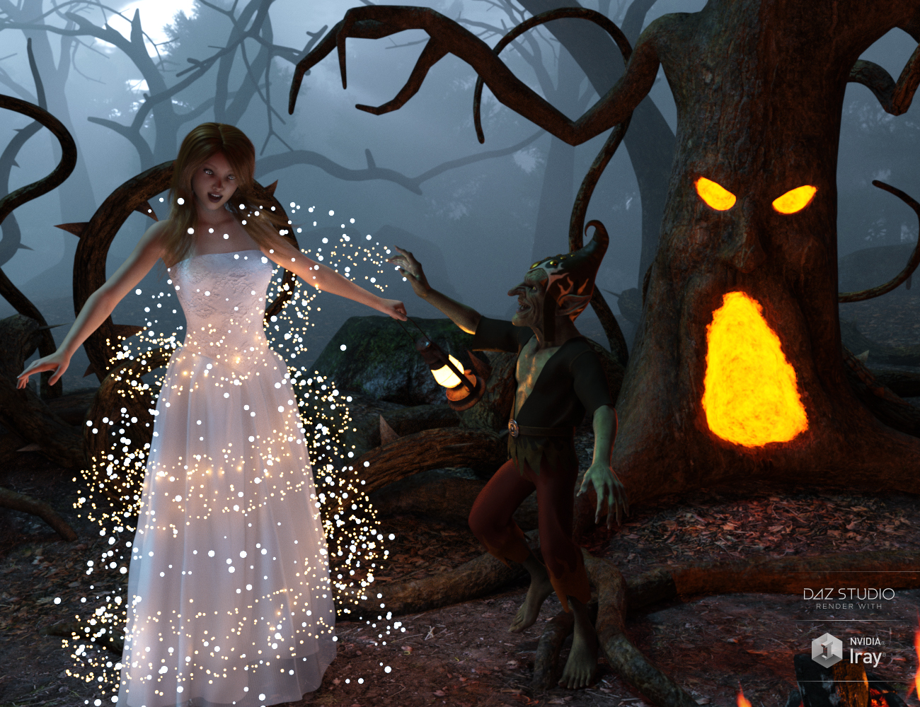The Forbidden Forest by: Wicked Creations, 3D Models by Daz 3D