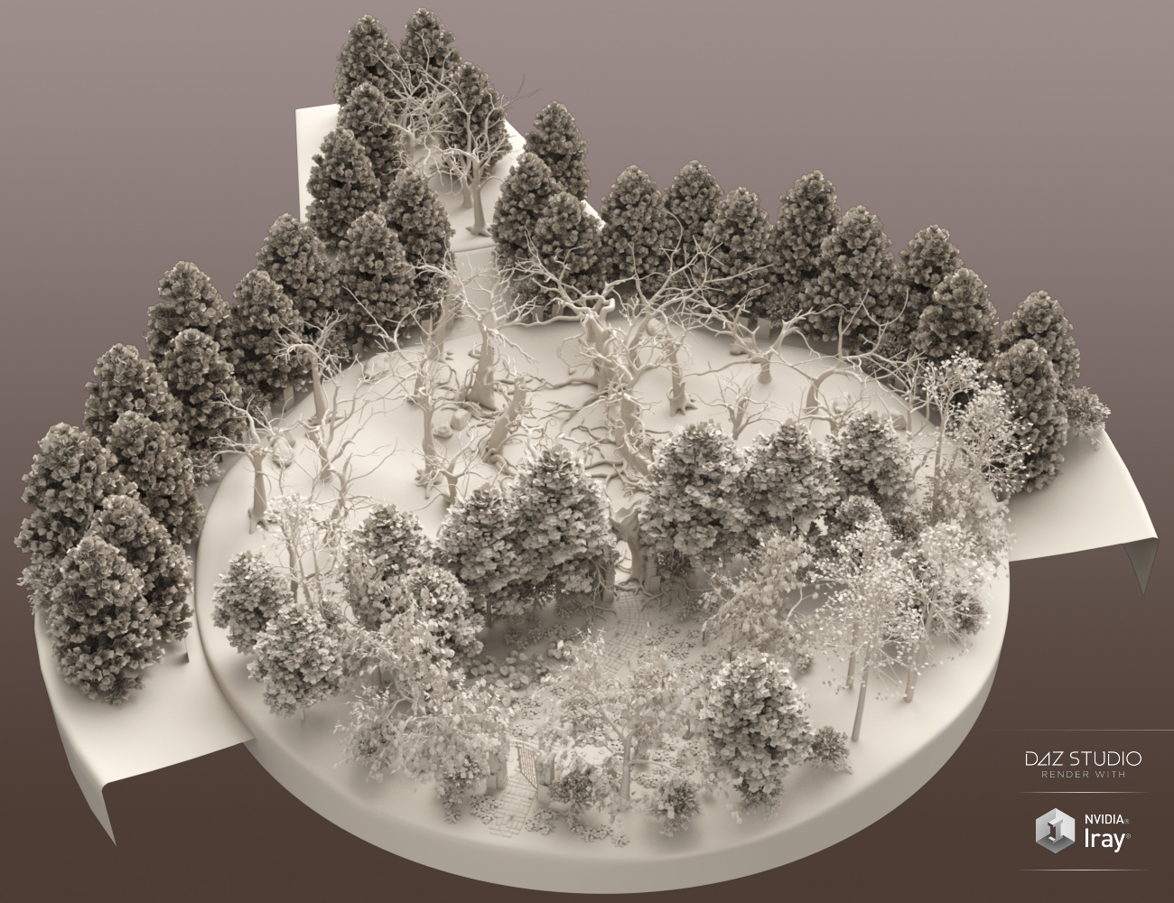 The Forbidden Forest The Forbidden Forest by: Wicked Creations, 3D Models by Daz 3D