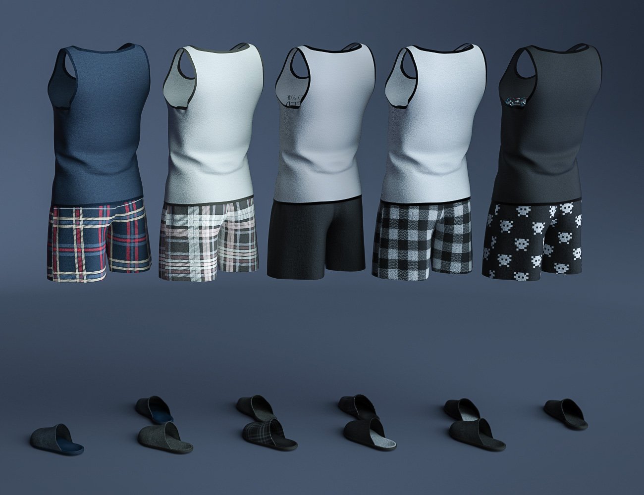 dForce Pajamas : Comfort dForce Pajamas : Comfort by: Moonscape GraphicsSade, 3D Models by Daz 3D