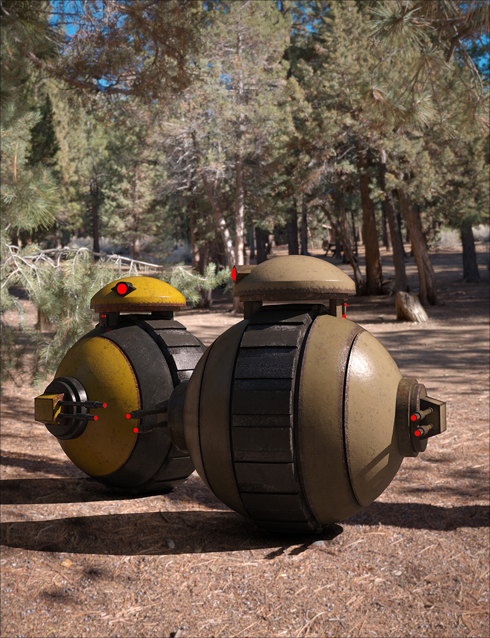 Sci-Fi Mini-Tank Bot Sci-Fi Mini-Tank Bot by: , 3D Models by Daz 3D