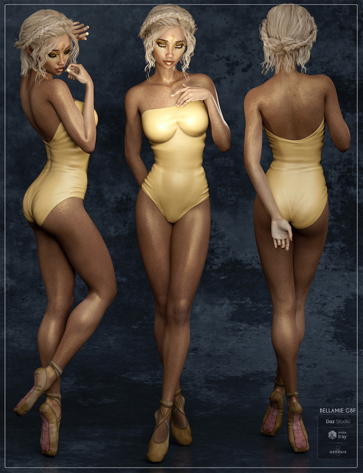Bellamie for Genesis 8 Female by: SpookieLilOne, 3D Models by Daz 3D