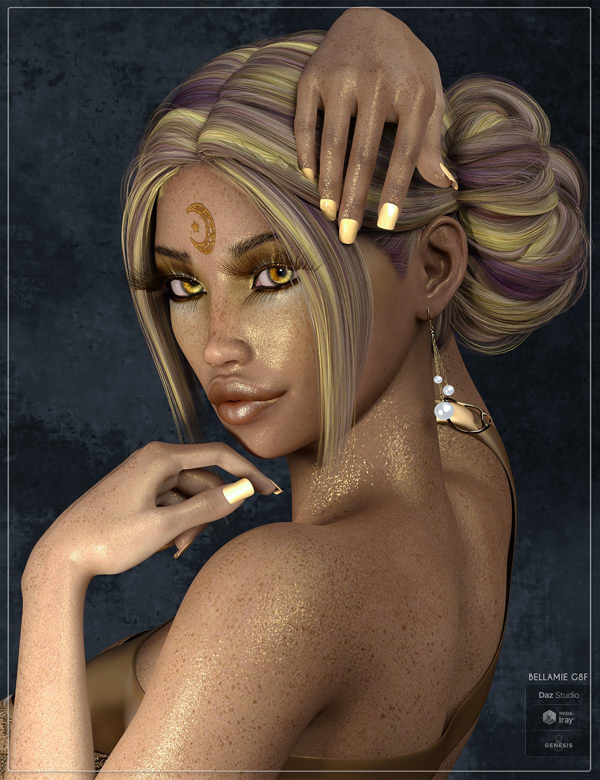 Bellamie for Genesis 8 Female by: SpookieLilOne, 3D Models by Daz 3D
