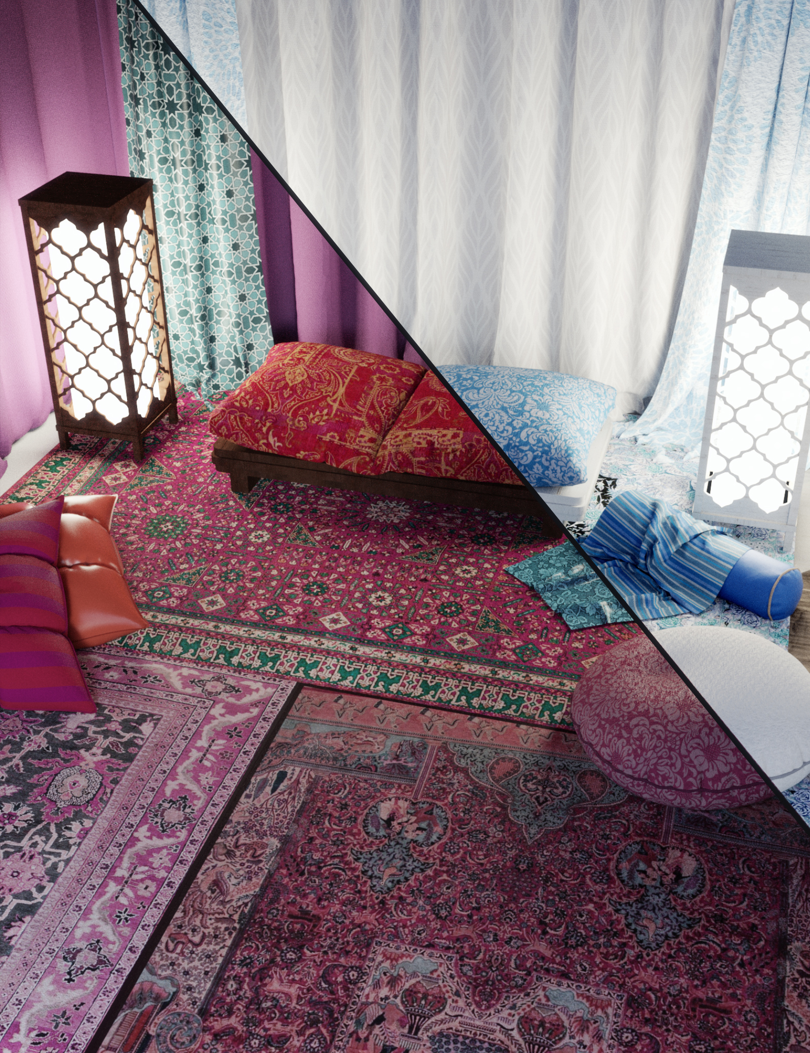 Moroccan Tent by: Neikdian, 3D Models by Daz 3D