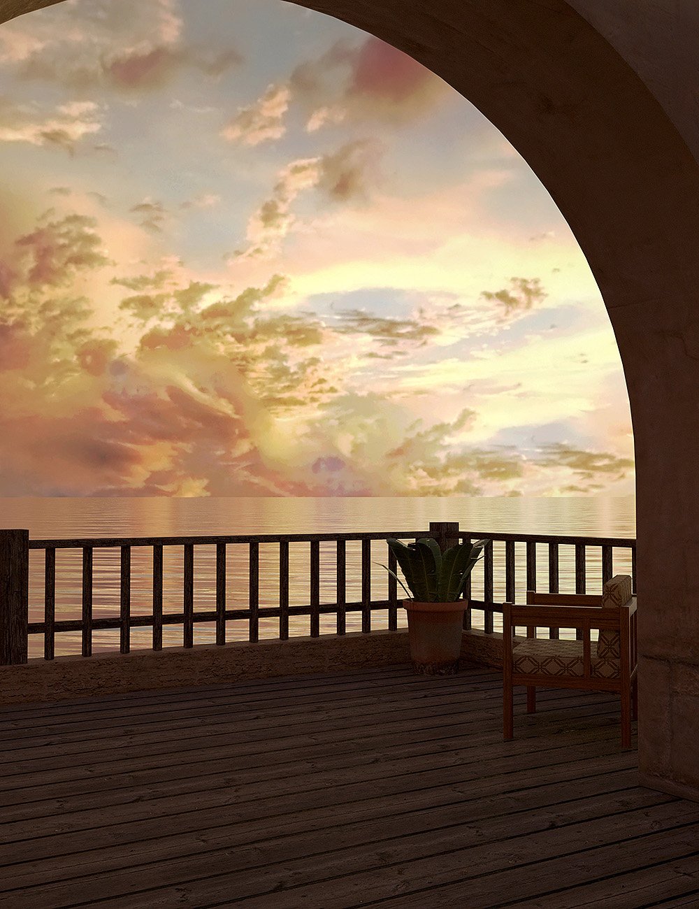 Orestes Iray HDRI Skydomes - Vanilla Evening | Daz 3D