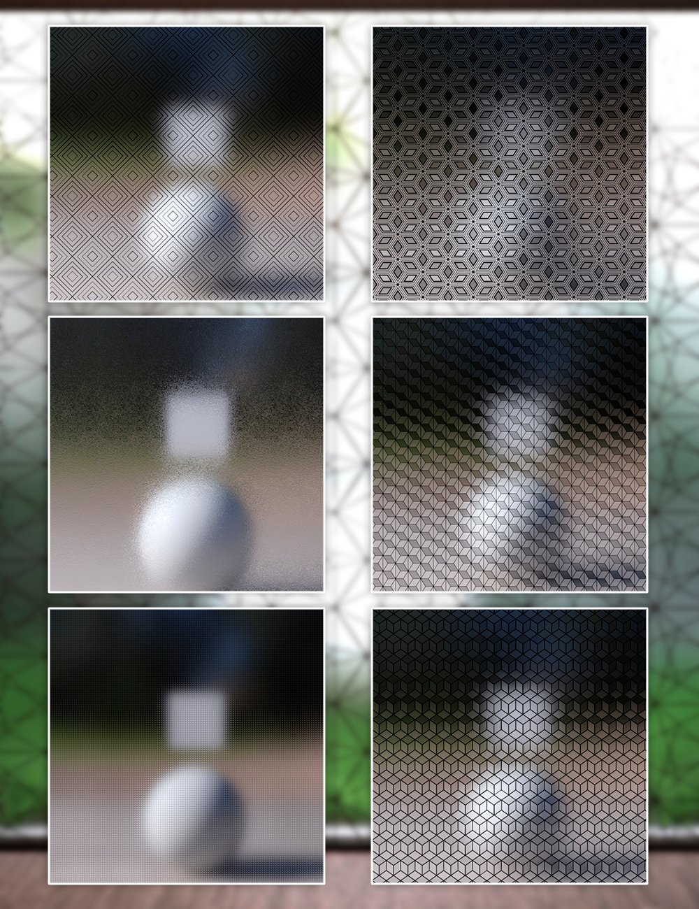 Decorative Glass - Iray Shaders Decorative Glass - Iray Shaders by: Dimidrol, 3D Models by Daz 3D