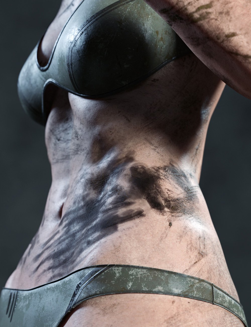 Skin Effects: Dirt elements for Genesis 3 and 8 Females by: Aeon Soul, 3D Models by Daz 3D
