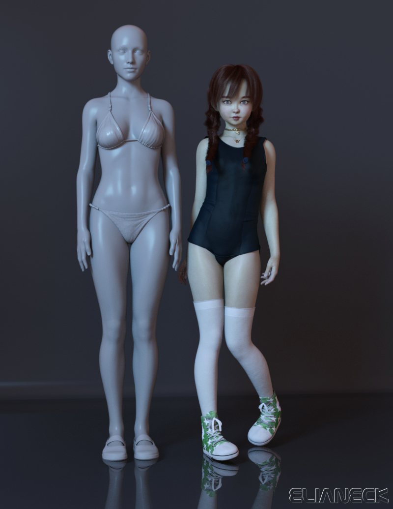 Marie Loo for Genesis 8 Female by: Elianeck, 3D Models by Daz 3D