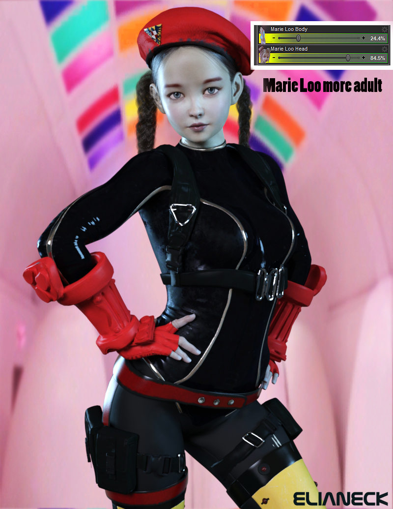Marie Loo for Genesis 8 Female by: Elianeck, 3D Models by Daz 3D