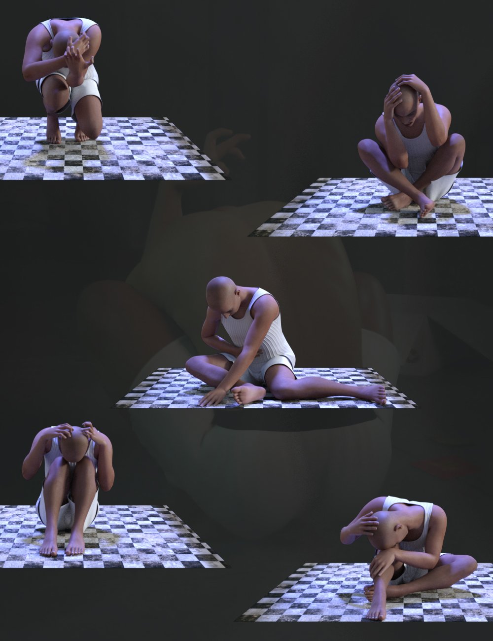 Despair Poses for Genesis 8 Male Despair Poses for Genesis 8 Male by: Ensary, 3D Models by Daz 3D