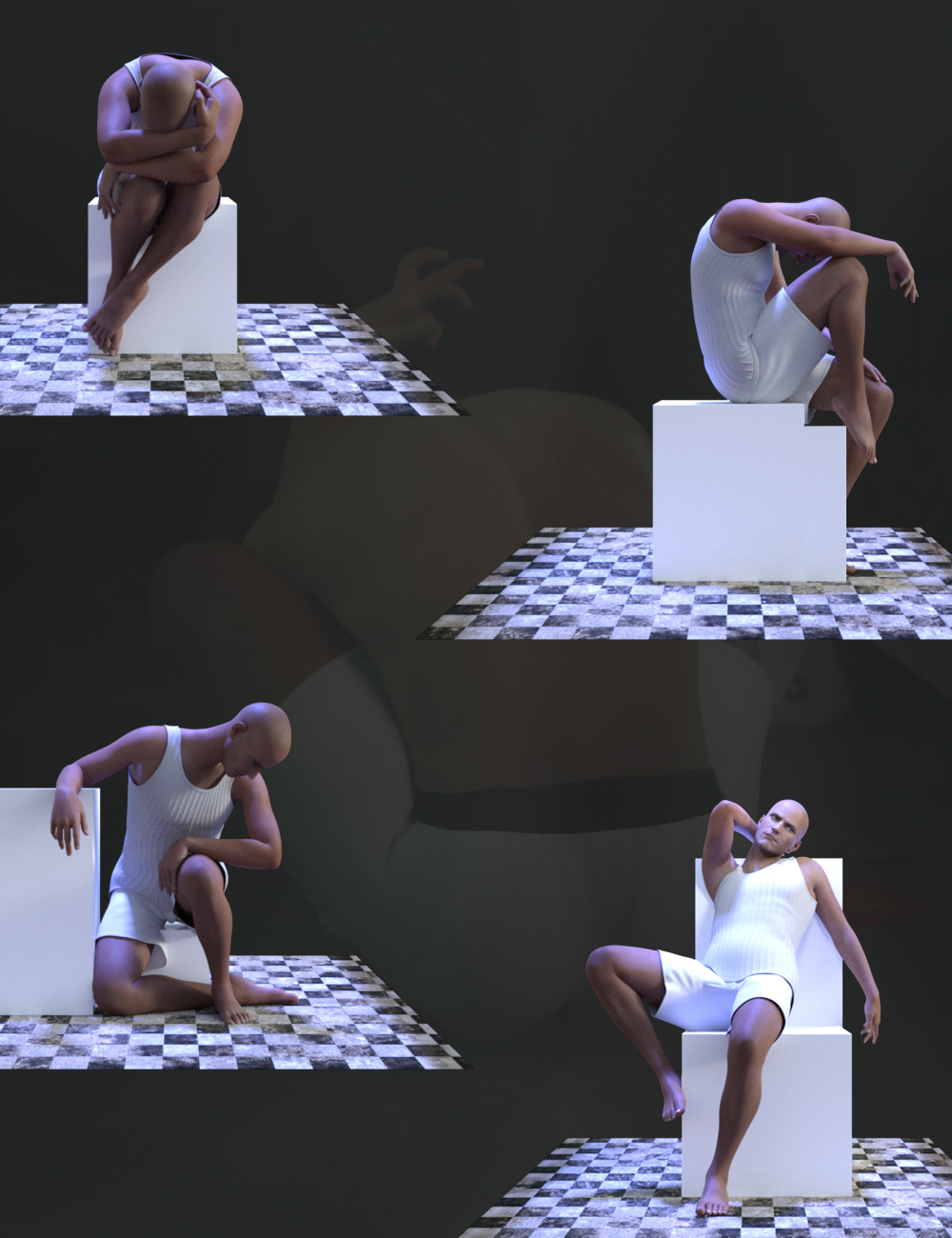 Despair Poses for Genesis 8 Male Despair Poses for Genesis 8 Male by: Ensary, 3D Models by Daz 3D