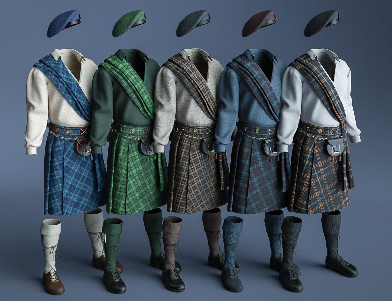 dForce Kilt: The Highlands dForce Kilt: The Highlands by: Moonscape GraphicsSade, 3D Models by Daz 3D