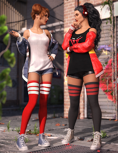 dForce Rebel Yell Outfit Textures dForce Rebel Yell Outfit Textures by: JoeQuick, 3D Models by Daz 3D