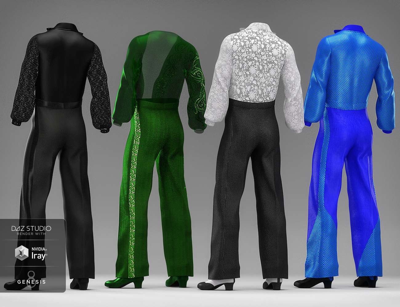 dForce Latin Dancer Outfit Textures by: Anna Benjamin, 3D Models by Daz 3D
