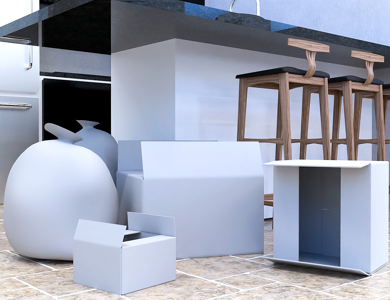 Trash The Room dForce Prop Set Trash The Room dForce Prop Set by: Blackbeard Media, 3D Models by Daz 3D