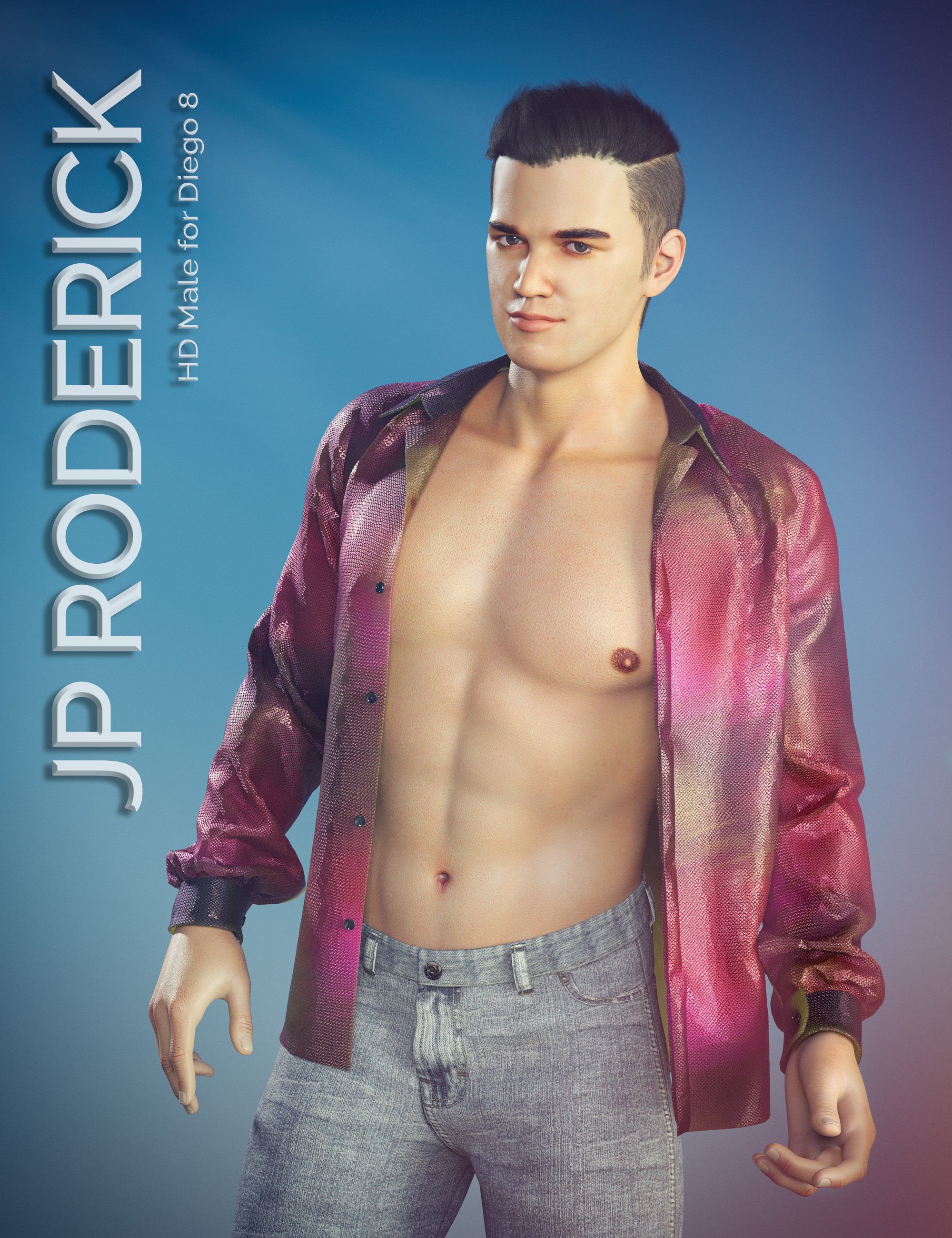 Jepe's Roderick for Diego 8 by: Jepe, 3D Models by Daz 3D