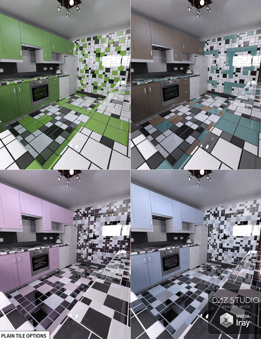 Tiles Aplenty Vol X by: ForbiddenWhispers, 3D Models by Daz 3D