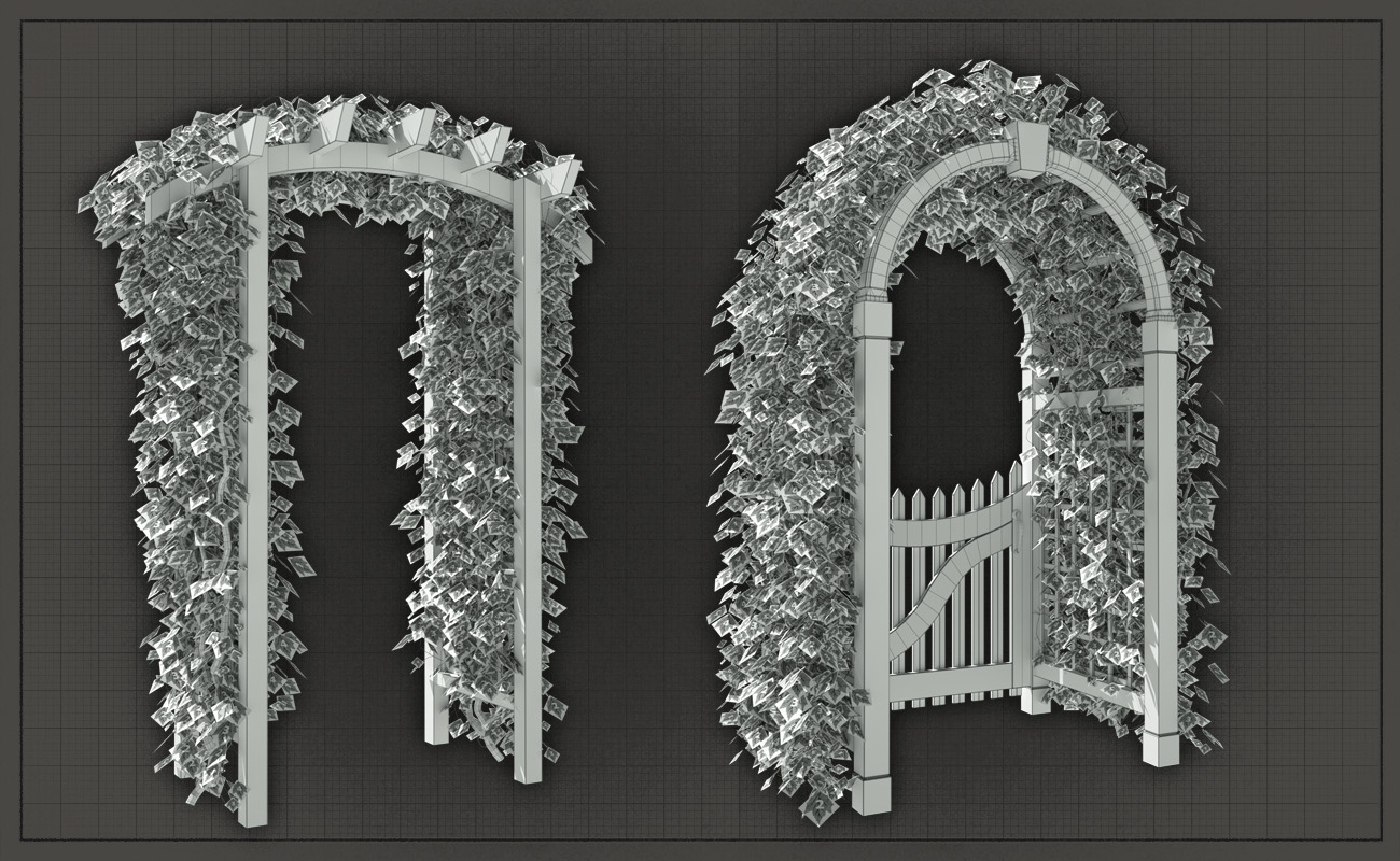 Garden Arches Vol 1 Garden Arches Vol 1 by: David BrinnenForbiddenWhispers, 3D Models by Daz 3D