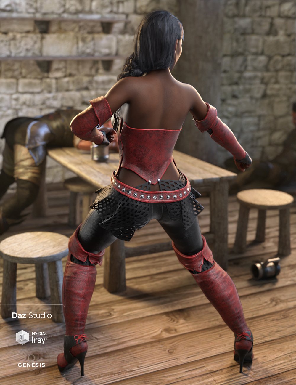Dark Wolf Outfit for Genesis 8 Female(s) Dark Wolf Outfit for Genesis 8 Female(s) by: Barbara BrundonMoonscape GraphicsSade, 3D Models by Daz 3D