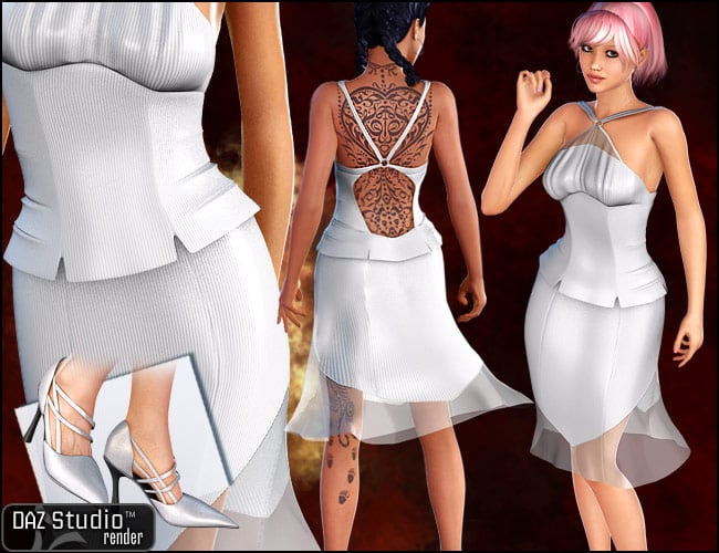 Uptown Halter Dress Textures Uptown Halter Dress Textures by: , 3D Models by Daz 3D