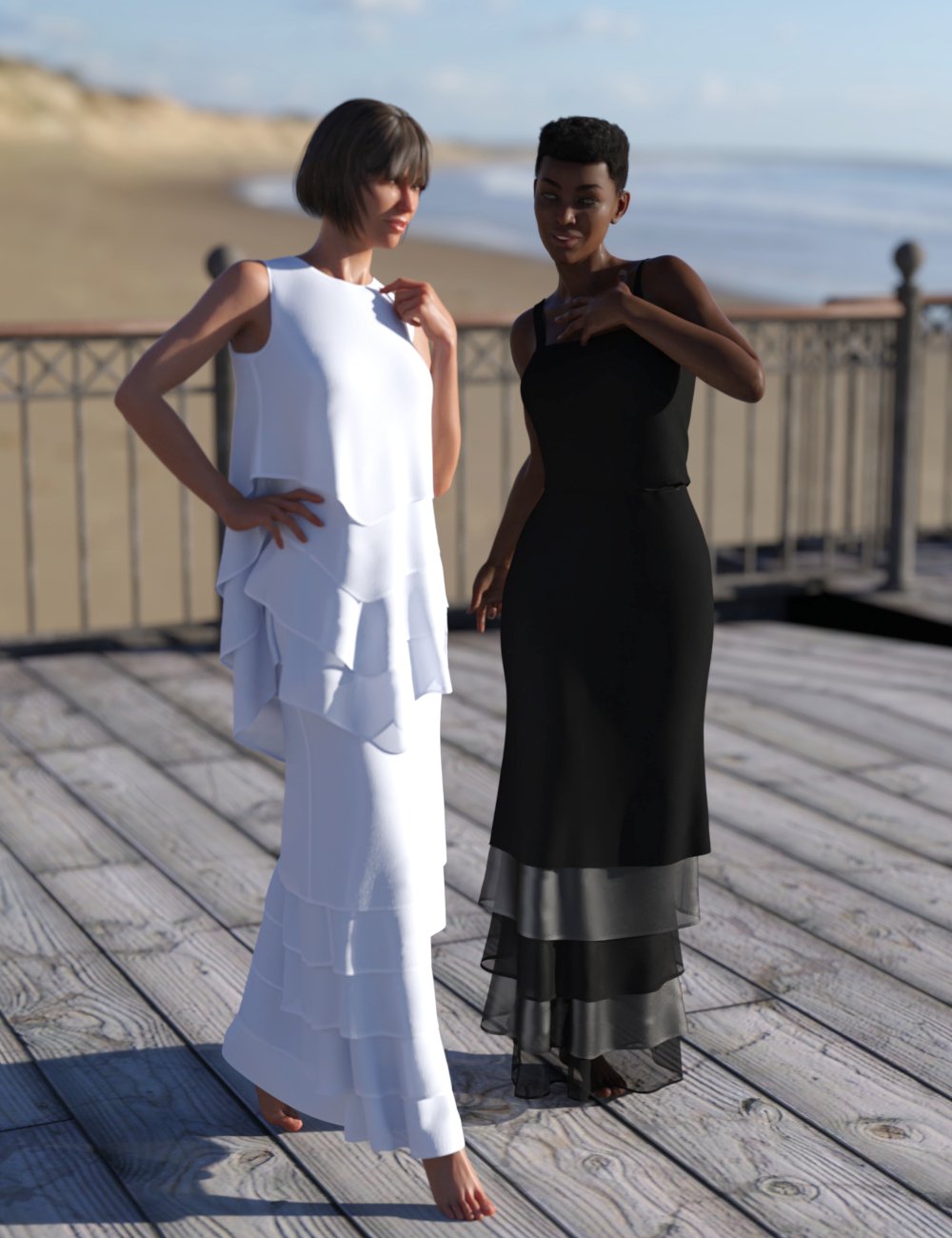 dForce Couture Kit for Genesis 8 Female(s) by: Aave Nainen, 3D Models by Daz 3D