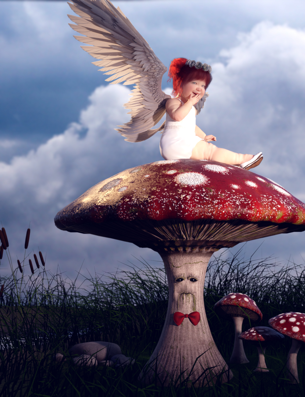 Mister Mushroom by: ARTCollaborations, 3D Models by Daz 3D