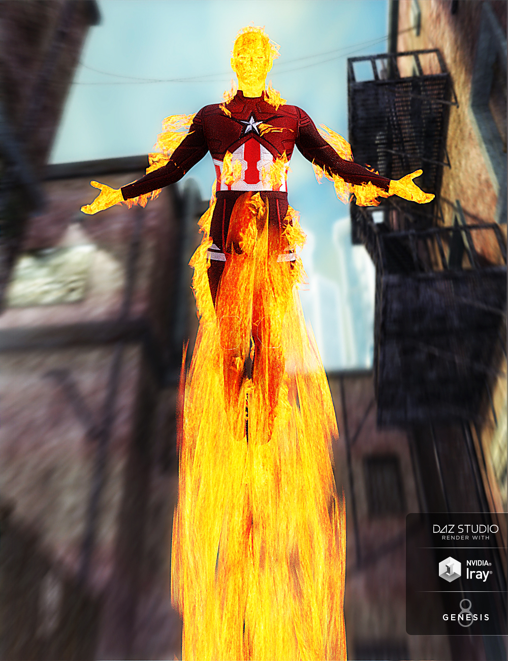 Fire vs Ice Poses for Genesis 8 Male Fire vs Ice Poses for Genesis 8 Male by: Muscleman, 3D Models by Daz 3D
