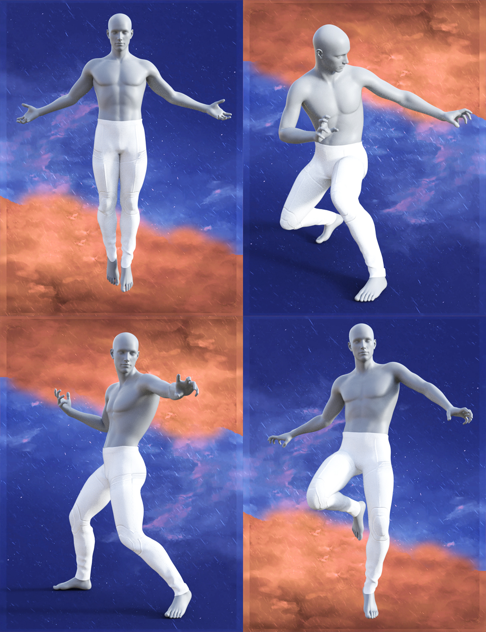 Fire vs Ice Poses for Genesis 8 Male Fire vs Ice Poses for Genesis 8 Male by: Muscleman, 3D Models by Daz 3D