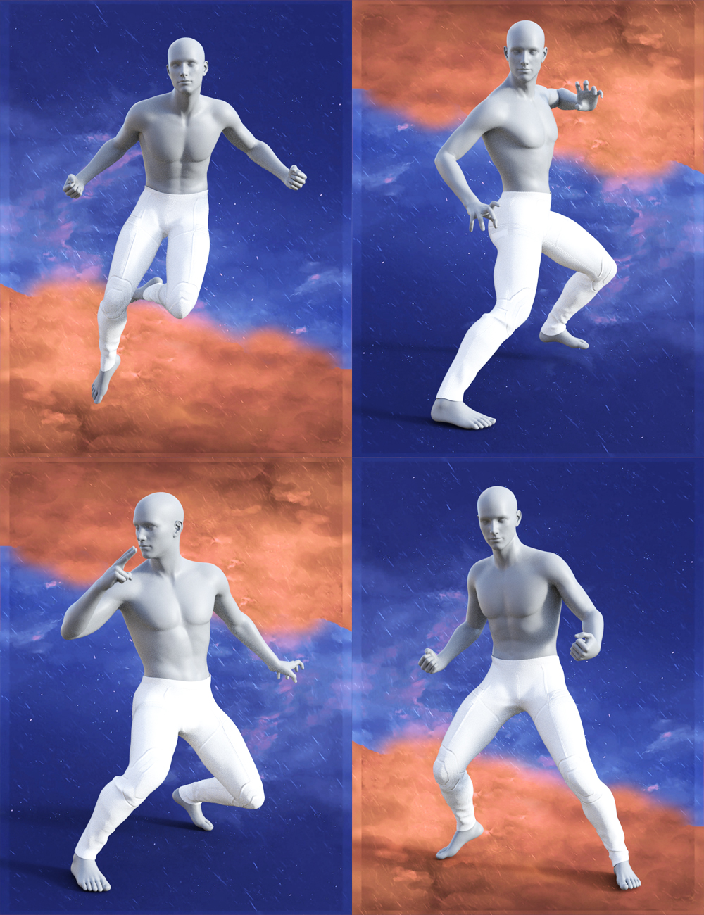 Fire vs Ice Poses for Genesis 8 Male Fire vs Ice Poses for Genesis 8 Male by: Muscleman, 3D Models by Daz 3D